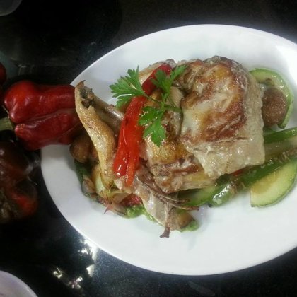 Filete a la Plancha con Verduras